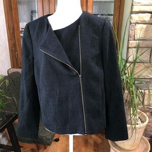 TALBOTS SIZE 10 BLACK BUSINESS CAREER JACKET. EUC